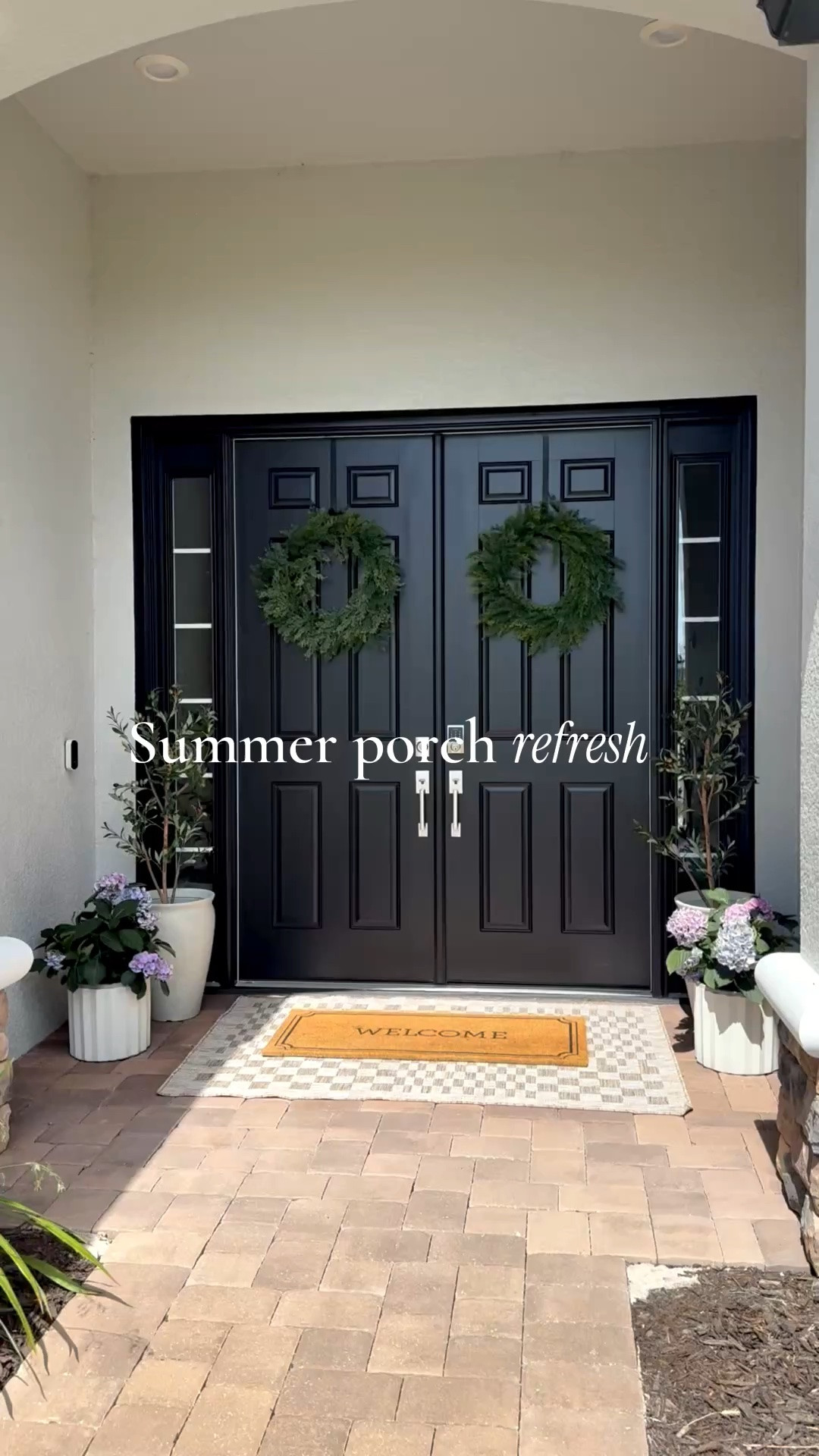 Summer porch Refresh 🌸





#summerporch #frontporch #summerdecor #porchdecor #outdoorliving #outdoordecpr #planter #doormat #outdoorrug #doorwreath #checkeredrug

#LTKHome #LTKSeasonal