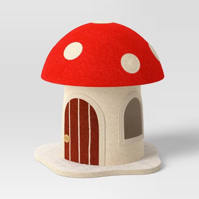 Fabric Mushroom House Christmas Figurine - Wondershop™ | Target