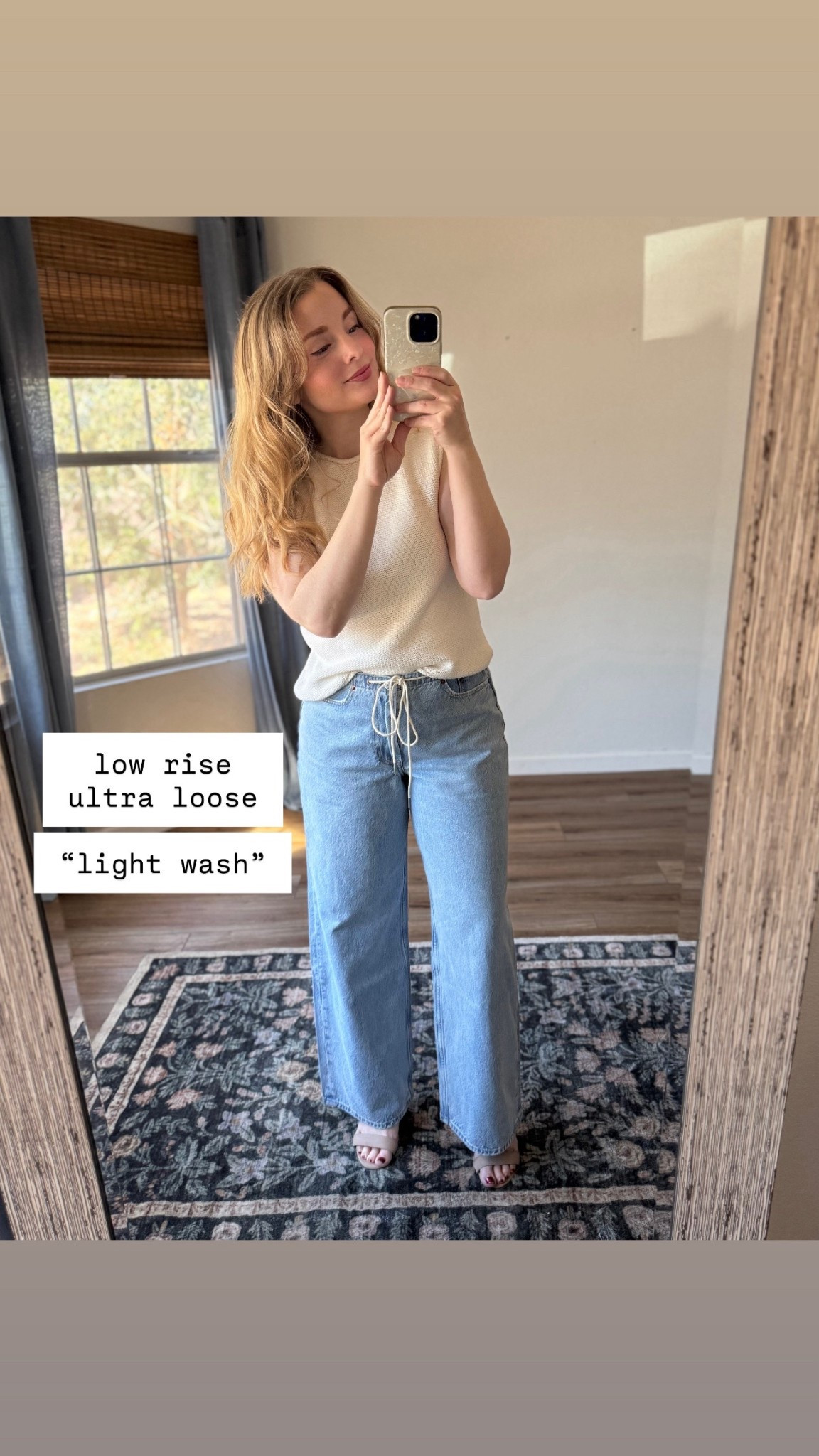 casual everyday spring outfit with @abercrombie jeans! the low rise ultra loose just may be my new favorite! they are not a 2000s low rise, way more comfy! the fit is flattering! i ended up needing to size down 1 



#LTKSpringSale #LTKSaleAlert #LTKootd