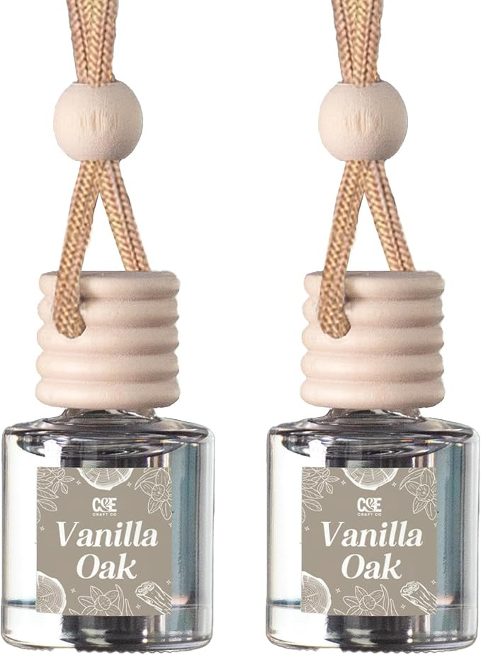 C&E Craft Co Hanging Car Air Freshener Diffuser 2 Pack, Long Lasting Fragrance Oil Car Freshener,... | Amazon (US)