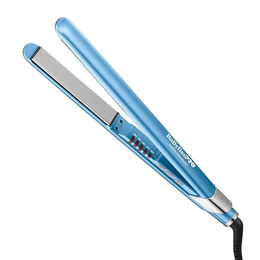 BabylissPRO Nano Titanium Ultra-Sleek Hair Straightener, Flat Iron for All Hair Types | Amazon (US)