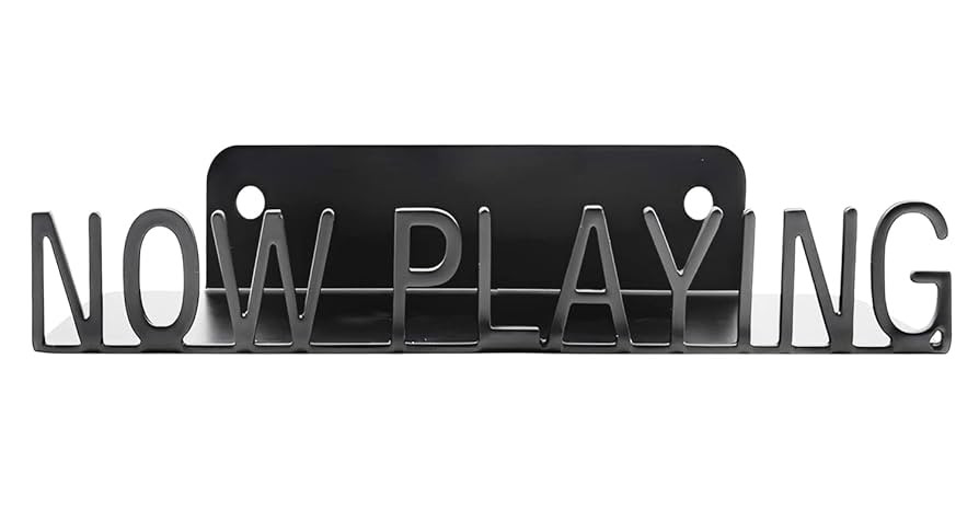 Ahomiwow Metal Now Playing Vinyl Record Stand Wall Mount Album Player Display LP Shelf Black mode... | Amazon (US)