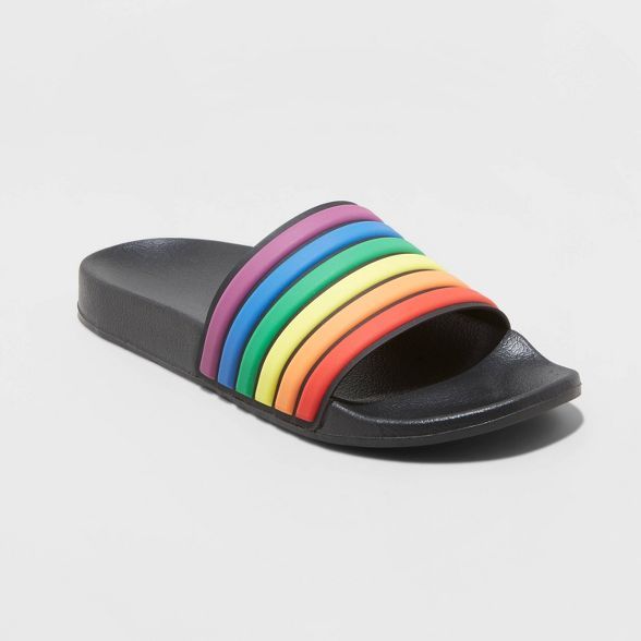 Pride Gender Inclusive Adult Slide Sandals | Target