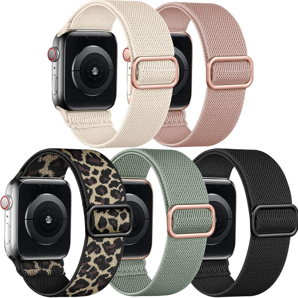 Adorve Stretchy Solo Loop Compatible with Apple Watch Ultra Band 49mm 46mm 45mm 44mm 42mm 38mm 40... | Amazon (US)