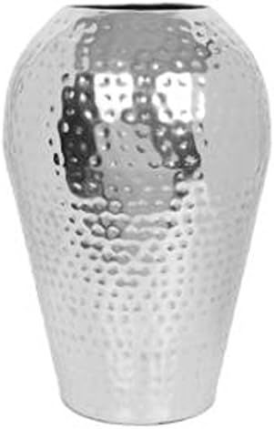 Hosley 10 Inch High Hammered Iron Vase Handcrafted by Artisans Using Centuries Old Hammer Pattern... | Amazon (US)
