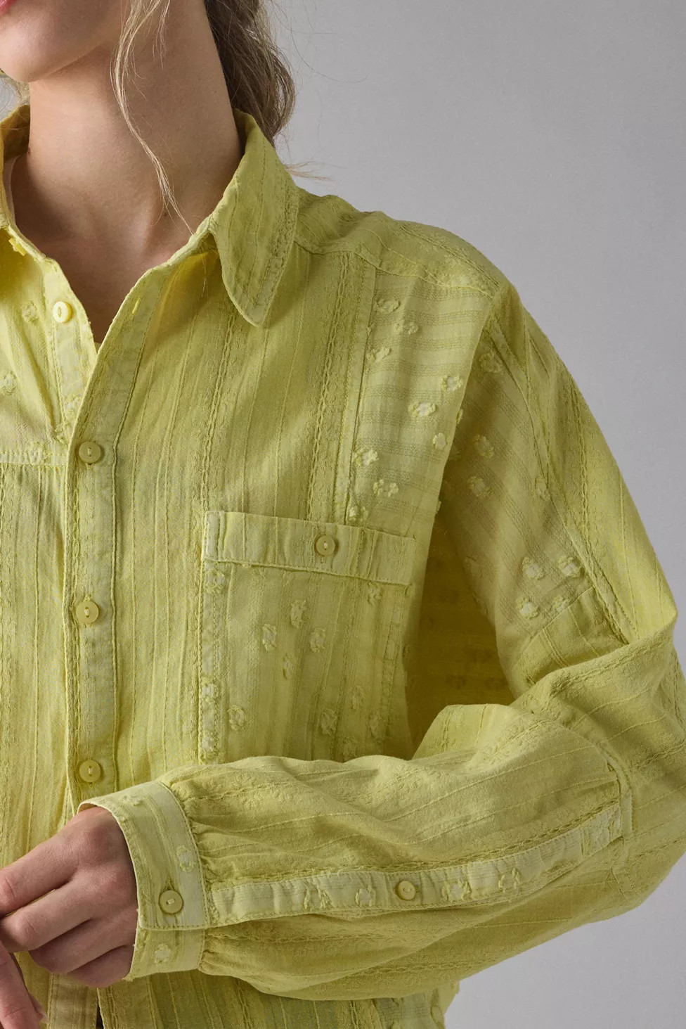 BDG Alex Oversized Cotton Button-Down Shirt | Urban Outfitters (US and RoW)