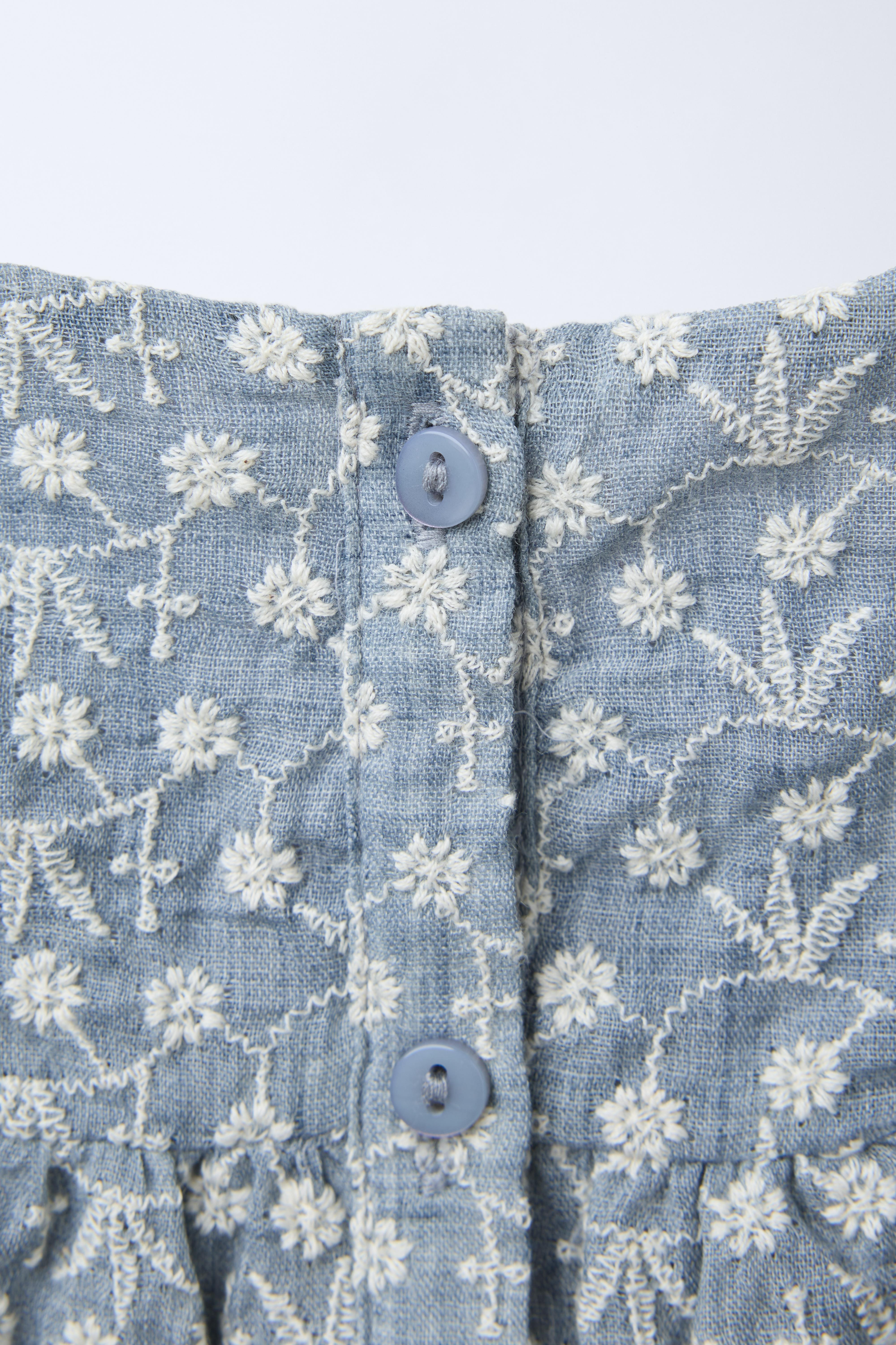 RUFFLED FLORAL EMBROIDERED ROMPER | Zara US