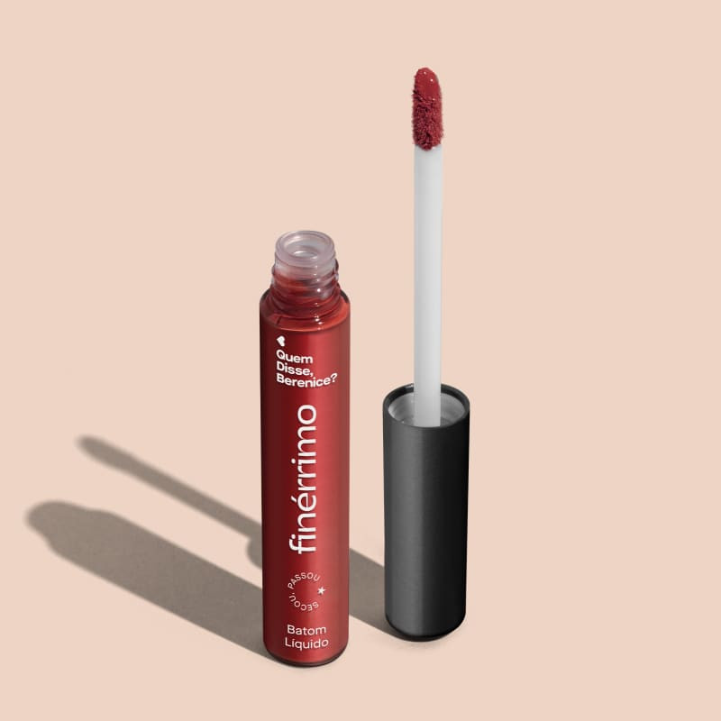 Batom Líquido Vermelho Tô com Tudo Finérrimo 5ml | QuemDisseBerenice (BR)
