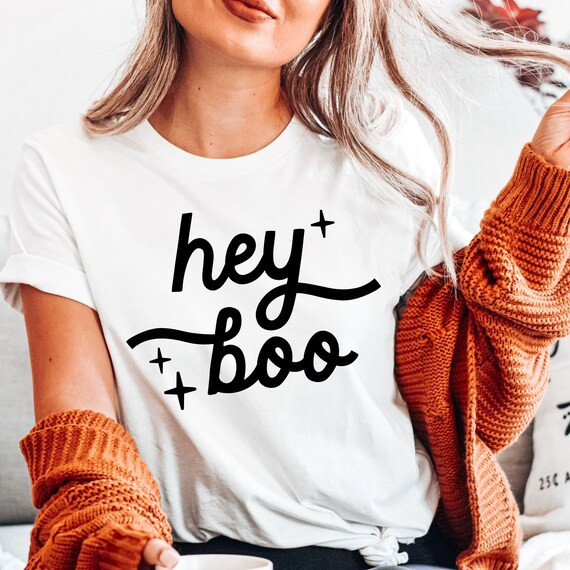 Hey Boo Shirt Boo Y'all Halloween Shirt Fall Shirt - Etsy | Etsy (US)