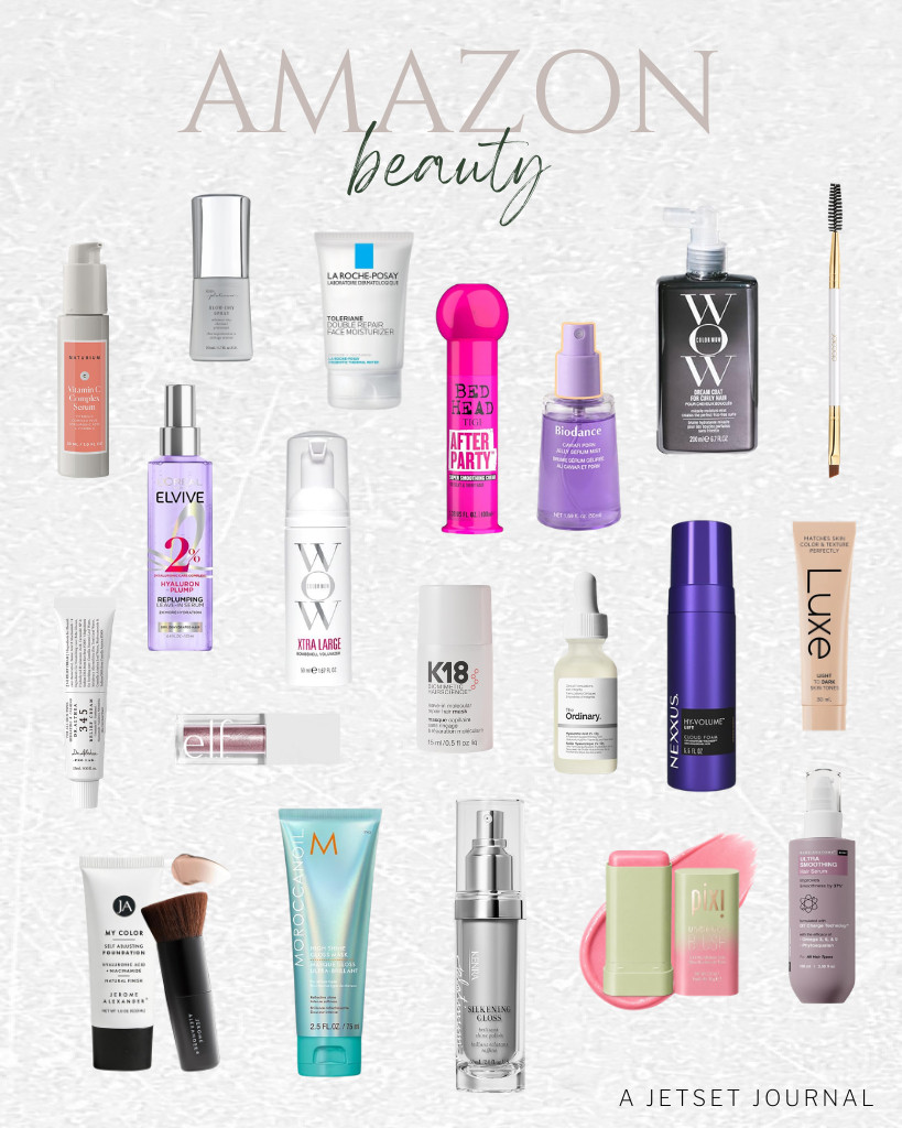 Let’s take a peek at this week’s Amazon Beauty Finds. We're obsessed with haircare finds like the K18 hair mask, TIGI Bed Head After Party Super Smoothing Cream, and COLOR WOW Extra Large Volumizer. Skincare finds such as BIODANCE Caviar PDRN Jelly Serum Mist and Naturium face serum are in this list, too! If you are looking for makeup, docolor Eyebrow Brush and e.l.f. Liquid Metallic Eyeshadow are also here! 

 #LTKSeasonal #LTKSaleAlert #LTKTravel