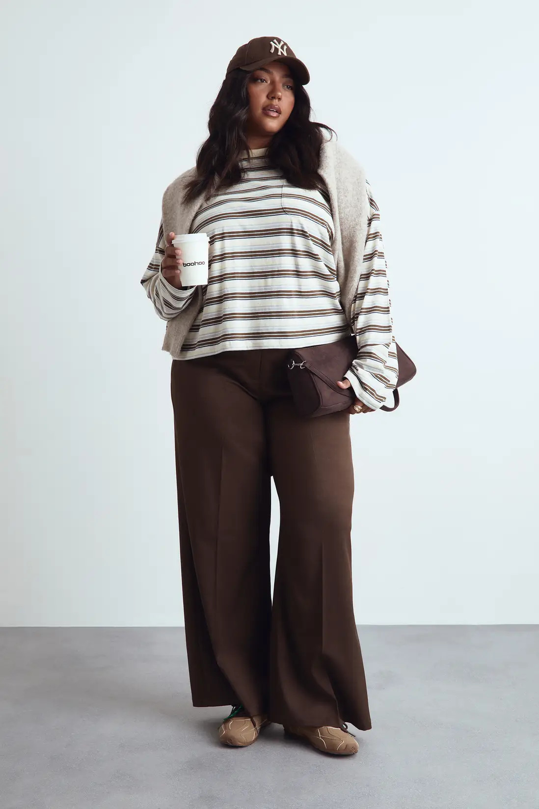 Chocolate Plus Tailored Trouser | Boohoo | Boohoo.com (UK & IE)