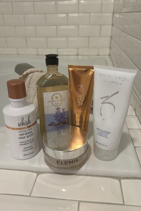 Tonight’s bathroom lineup 

Beauty/ nighttime beauty / nighttime routine / bath / bubble bath / skincare 

#LTKbeauty