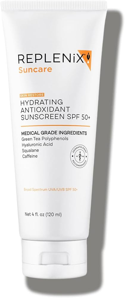 Replenix Hydrating Antioxidant Tinted Mineral Sunscreen with Medical-Grade Zinc, Dermatologist-De... | Amazon (US)