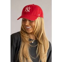 47 New York Yankees Clean Up Hat in Red and Pink | Glik's