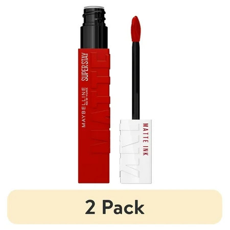 (2 pack) Maybelline Super Stay Matte Ink Liquid Lipstick, Exhilarator | Walmart (US)