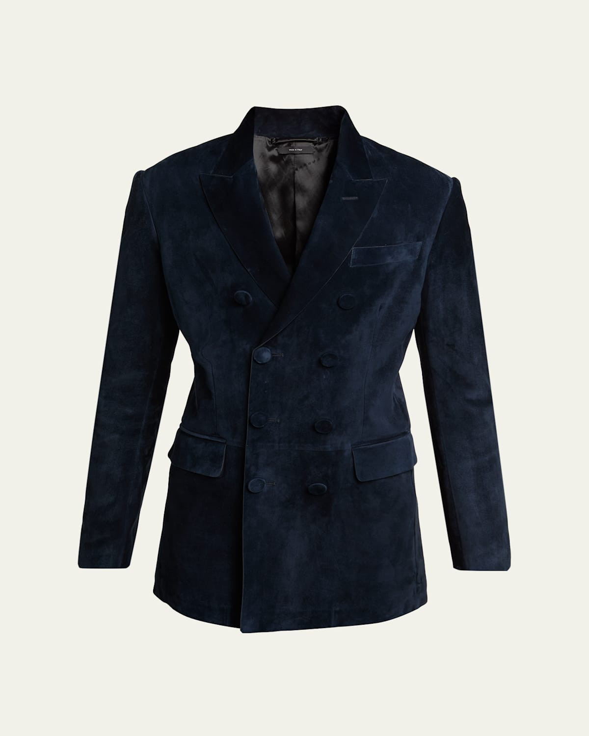 Men's Suede Double-Breasted Sport Coat | Bergdorf Goodman
