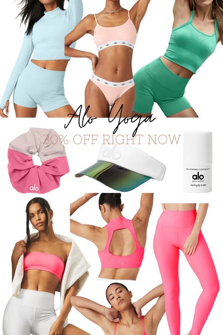 Rounding go more Alo Yoga sale finds for the color lover! Lots of fun pops of color for your athleisure and workout looks. Sports bras, workout leggings, visors, scrunchies, biker shorts and more 

#LTKsalealert #LTKunder100 #LTKfit