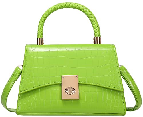 JHVYF Women Small Crossbody Bags Shoulder Bag Classic Satchel Handbags Ladies Cute Purses Satchels bag mini purse Green | Amazon (US)