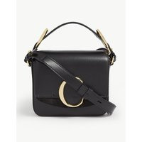 Mini Chloé C leather shoulder bag | Selfridges