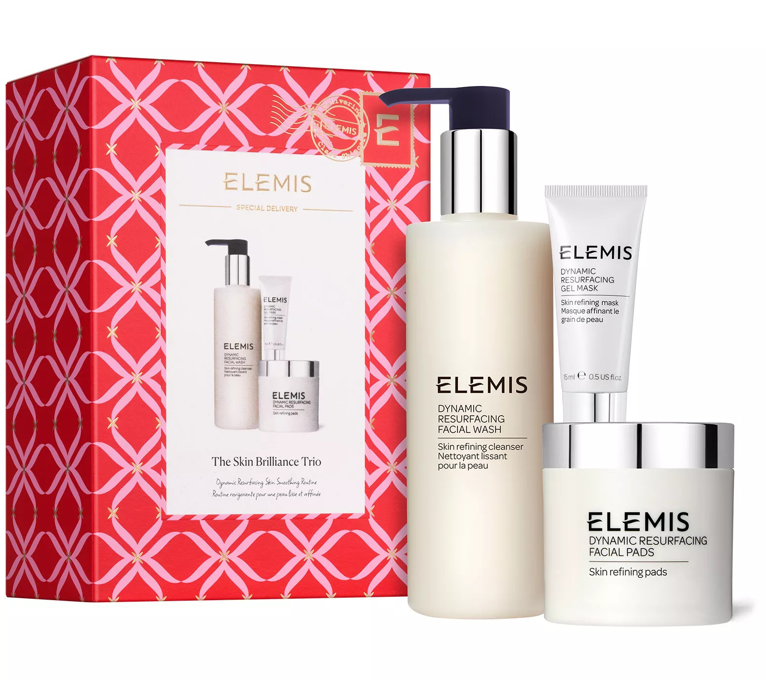 ELEMIS The Skin Brilliance Trio Dynamic Resurfa cing Face Set - QVC.com | QVC