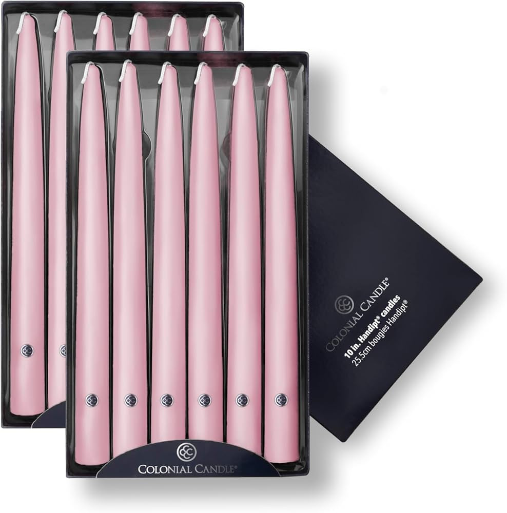 Amazon.com: Colonial Candle Unscented Taper Candle, Handipt Collection, Colonial Classic Green, 1... | Amazon (US)