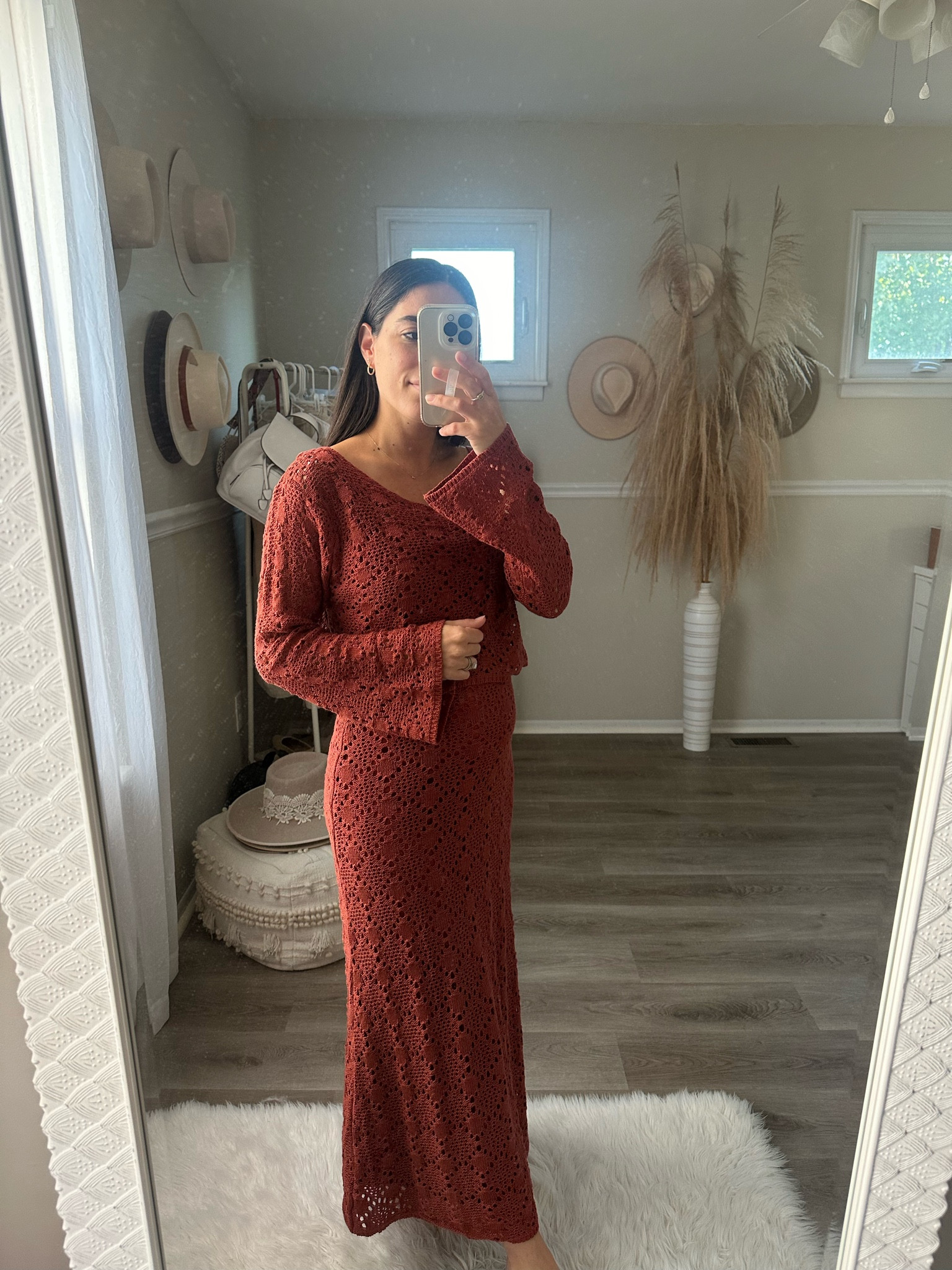This non-maternity bump friendly dress is the cutest for fall! Wear it with or without the sweater or dress it up or down! Wearing size XS and it’s stretchy and comfy. Currently 17wks pregnant. 

#LTKBump #LTKFindsUnder100 #LTKSeasonal
