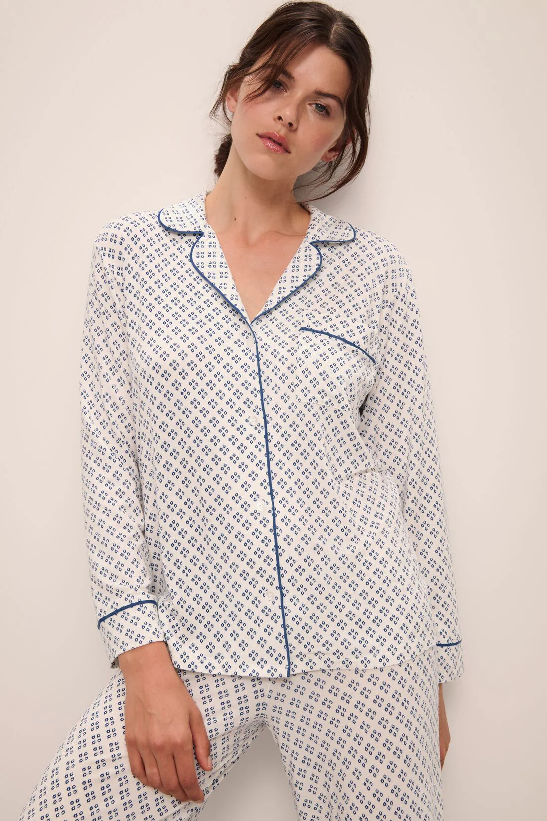 Gisele Printed TENCEL™ Modal Long PJ Set | Eberjey