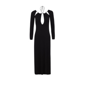 Vestido Longo Donna Black Vestido Longo Donna BLACK - BLACK | OffPremium (BR)