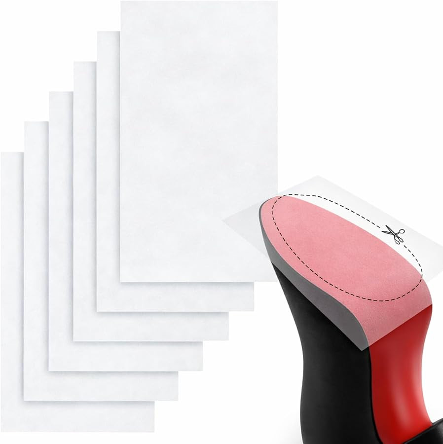 Toulite 6 Pcs/ 3 Pairs Sole Protector 5"x 9" Crystal Clear Self-Adhesive Sole Protector Stickers ... | Amazon (US)