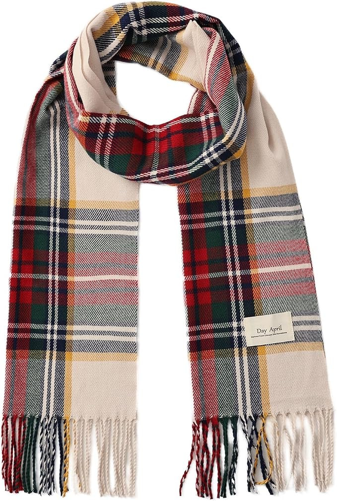 Surblue Winter Unisex Plaid Scarf, Scottish Tartan Plaid Scarf, Classic Winter Scarf, Soft Cashme... | Amazon (US)