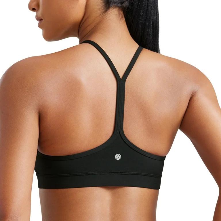 CRZ YOGA Butterluxe Womens Workout Bras Wireless Racerback Padded Sports Bra Yoga | Walmart (US)
