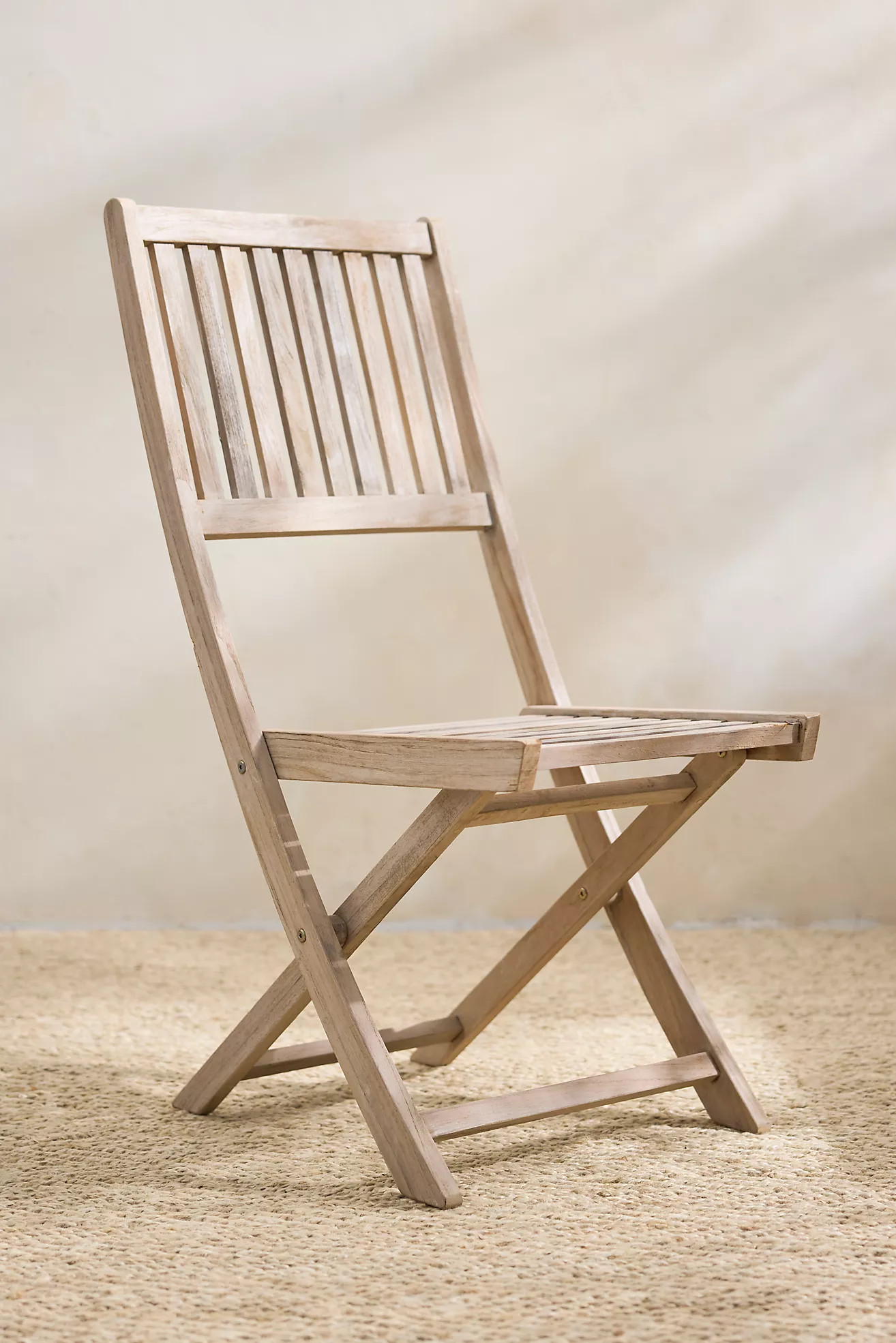 Folding Teak Side Chairs, Set of 2 | Terrain
