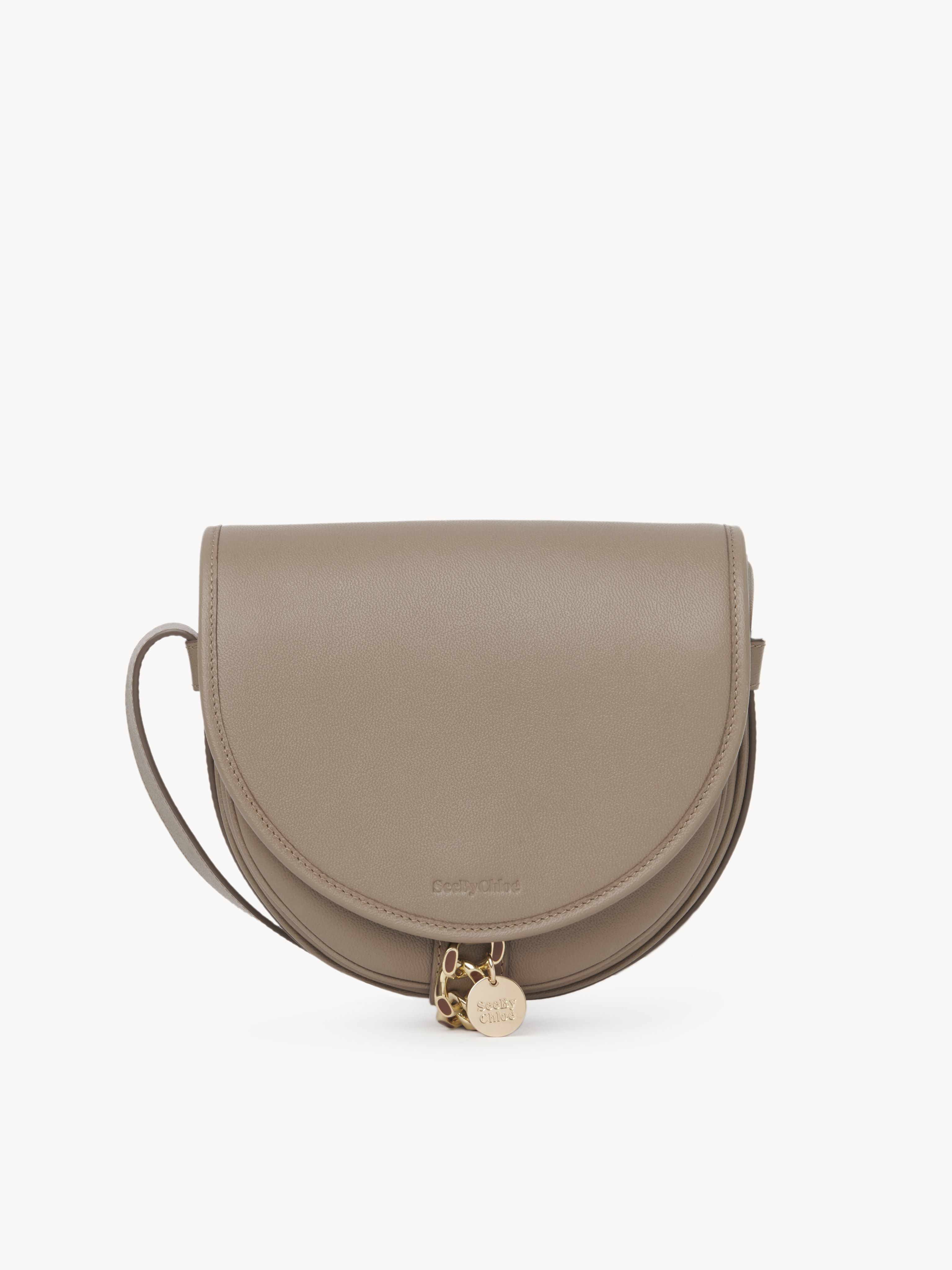 SEE BY CHLOÉ Mara saddle bag Grey Size OneSize 100% Bovine leather | Chloe US