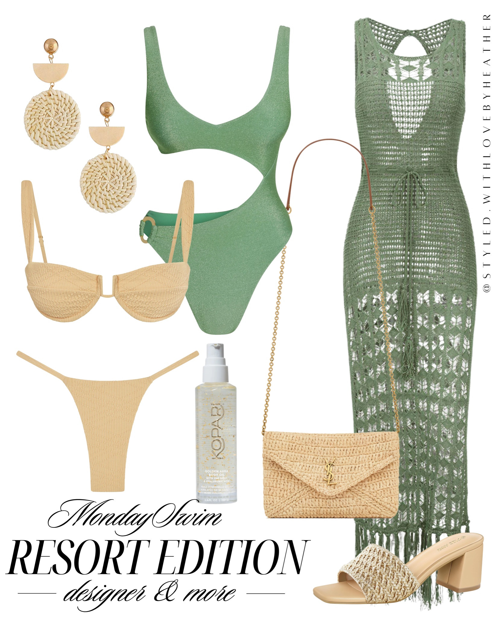 This green set = effortless rich resort energy 💚✨

Elevated swim + crochet coverups + neutral accessories = that “expensive but easy” look
The perfect vacation outfit formula this summer ☀️🌴

Linked before it sells out, follow for more!

 

 #LTKootd #LTKSwim #LTKTravel