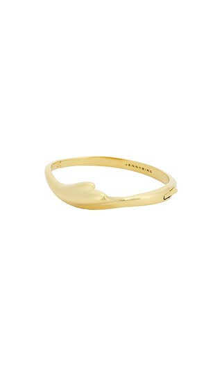 Jenny Bird Portia Bangle in Metallic Gold. | Revolve Clothing (Global)