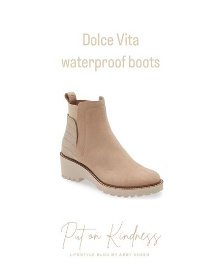 Dolce Vita waterproof booties. Neutral winter boots.

#LTKstyletip #LTKshoecrush #LTKsalealert