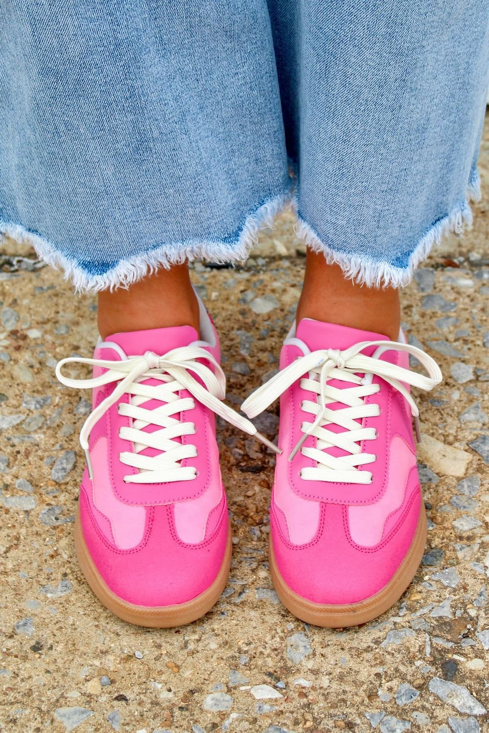 Forever Link Modern-12 Women's Low Top Lady Sneakers Lace-up Fashion Shoes | Amazon (US)