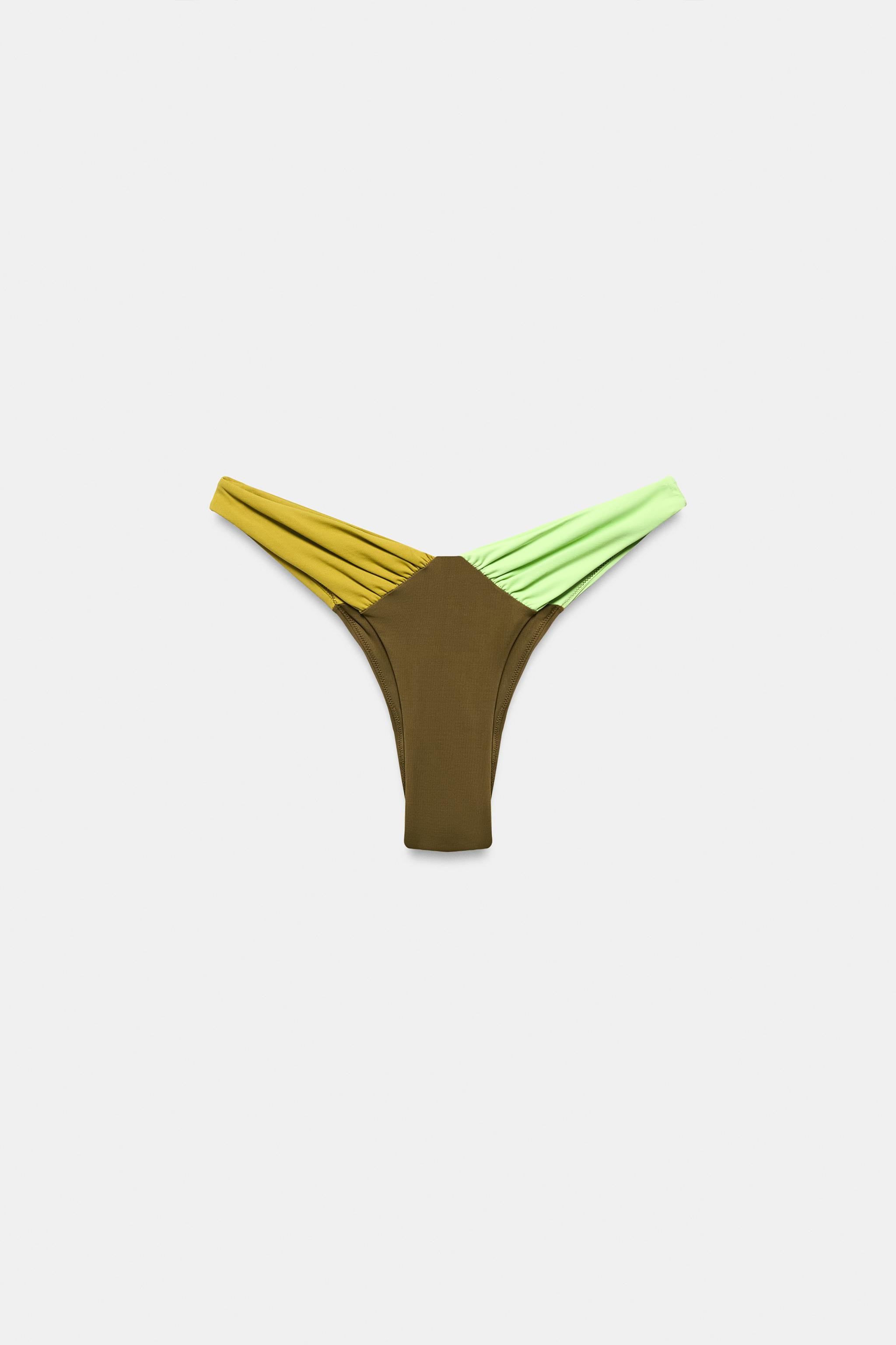 COMBINATION V-NECK BIKINI BOTTOMS | Zara Canada
