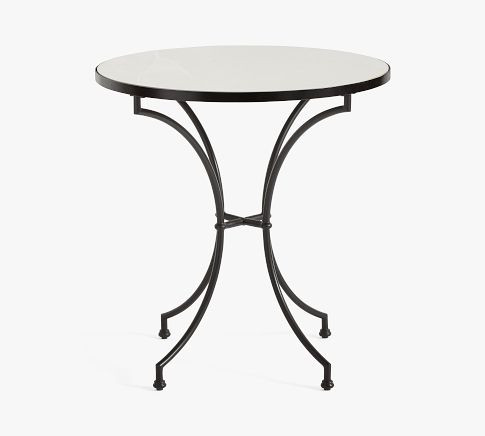 Verona Metal Round Outdoor Bistro Table (30") | Pottery Barn (US)