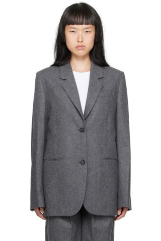 Gray Tailored Blazer | SSENSE