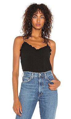 1. STATE Ruffle Edge Cami in Rich Black from Revolve.com | Revolve Clothing (Global)
