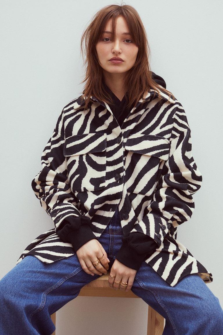 Felted Shirt Jacket | H&M (US + CA)