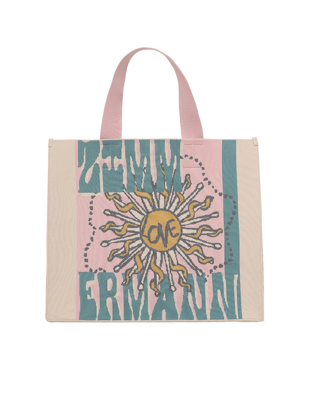 Bags-Large Jacquard Tote-Love Artwork-ONE SIZE-Zimmermann | ZIMMERMANN (US, CA, EU, MENA)