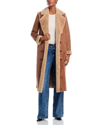 Citron Faux Fur Maxi Coat | Bloomingdale's (US)