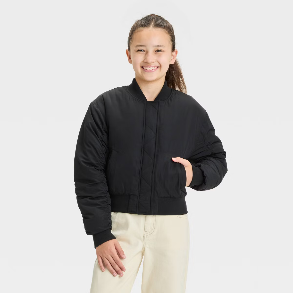 Girls' Bomber Jacket - art class™ | Target