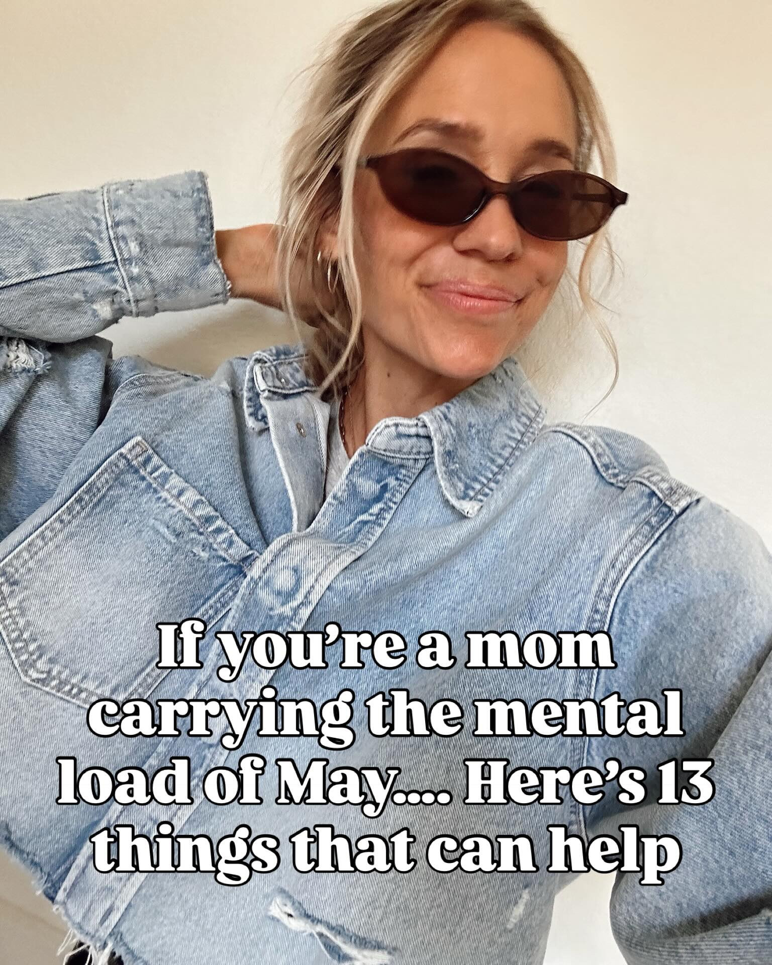 🤍 If you’re carrying the mental load of May with all things school, kids, work (& MORE) you need all the support you can get! Luckily I added 13 things to help you stay on your feet, organized & feeling good! 👏🏼✨