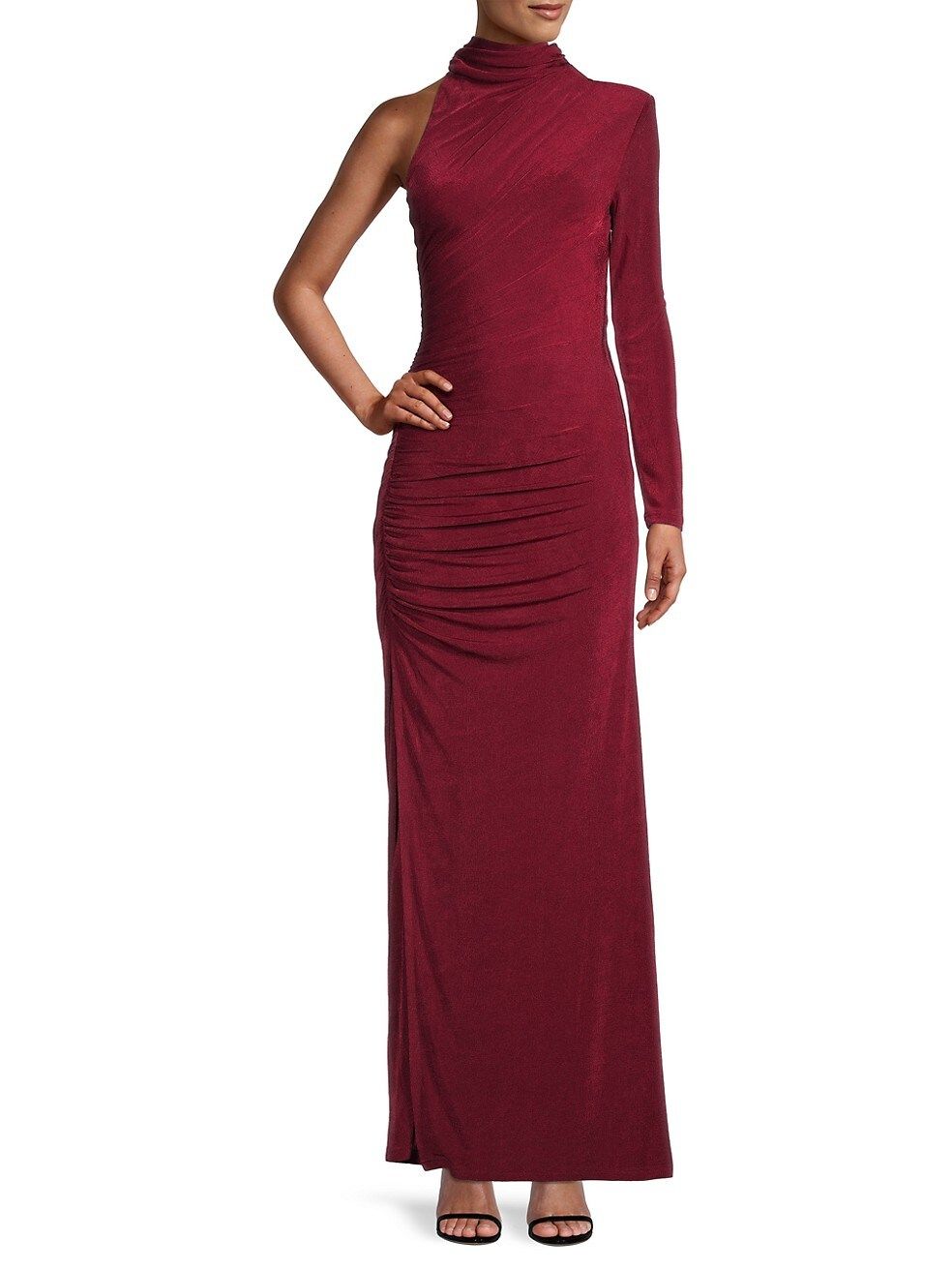 MISHA Pauline One-Shoulder Fitted Gown | Saks Fifth Avenue