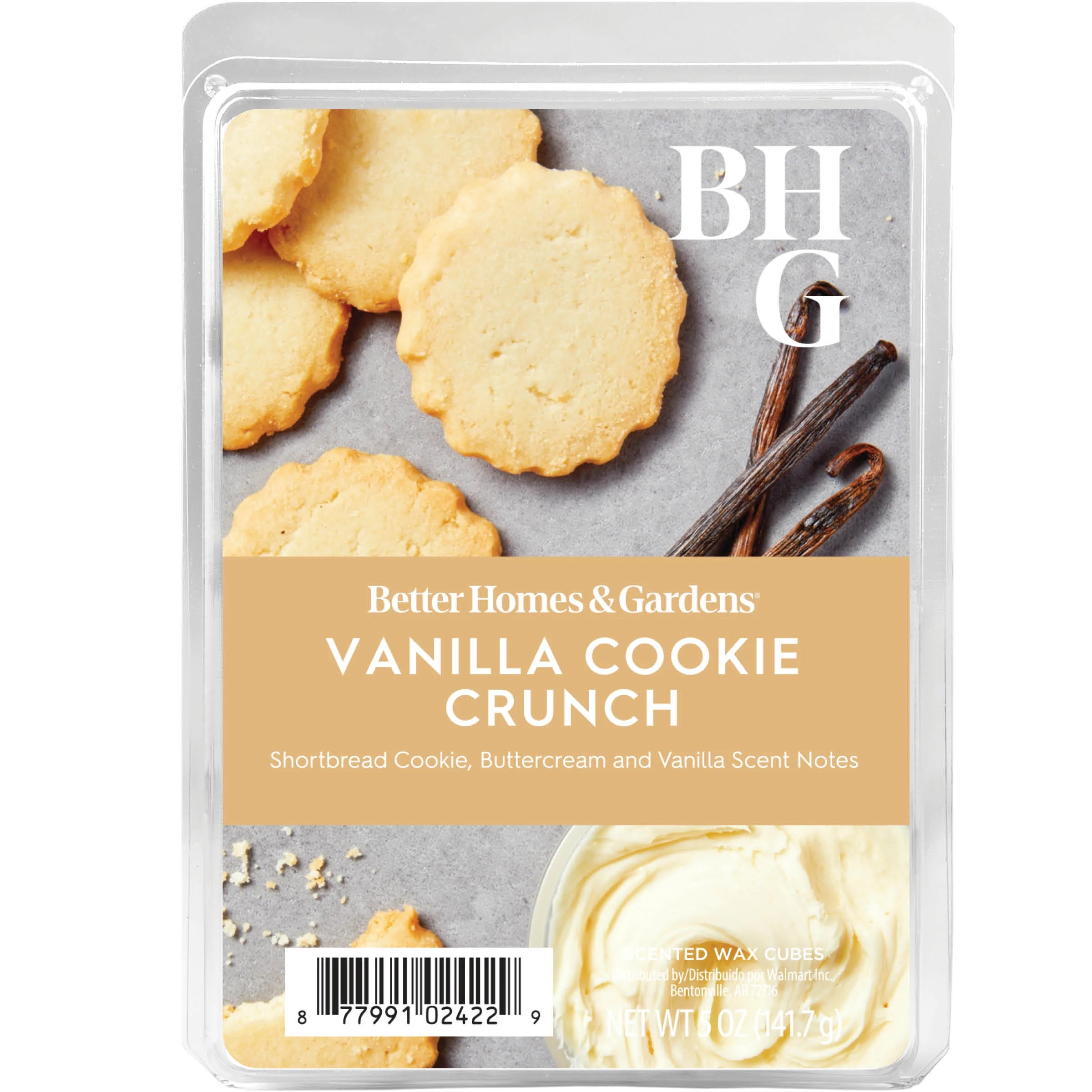 Vanilla Cookie Crunch Scented Wax Melts, Better Homes & Gardens, 5 oz (Value Size) | Walmart (US)