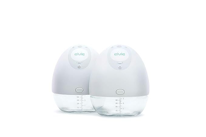 Elvie Double Electric Wearable Smart Breast Pump | Silent Hands-Free Portable Breast Pump That Ca... | Amazon (US)