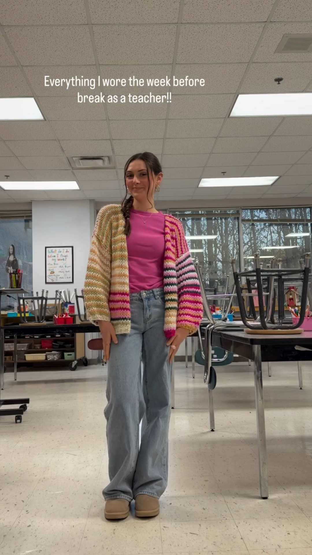 Lazy girl outfits this past week😅 Happy Christmas break!!🎄
•
•
•
#teacher #middleschoolteacher #genzteacher #teacheroutfit #middleschoolart #ootd #teacherfit